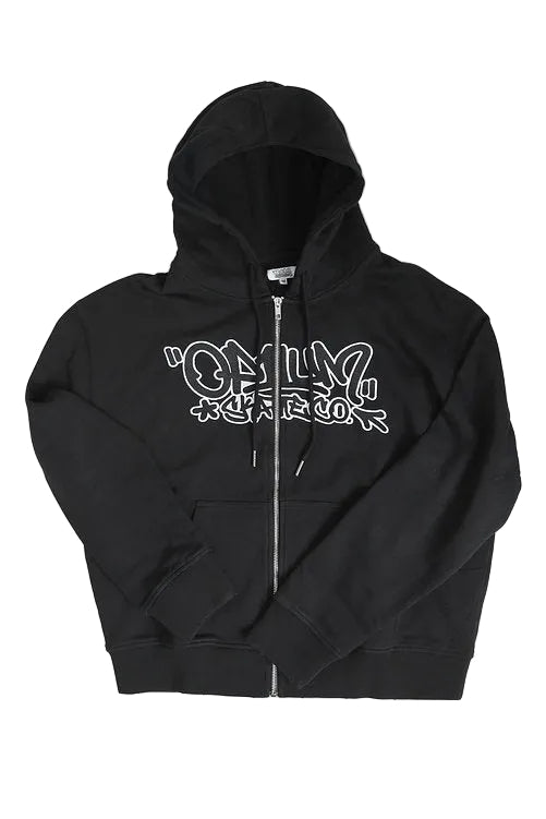 Op1um Hoodie Zip up Tag