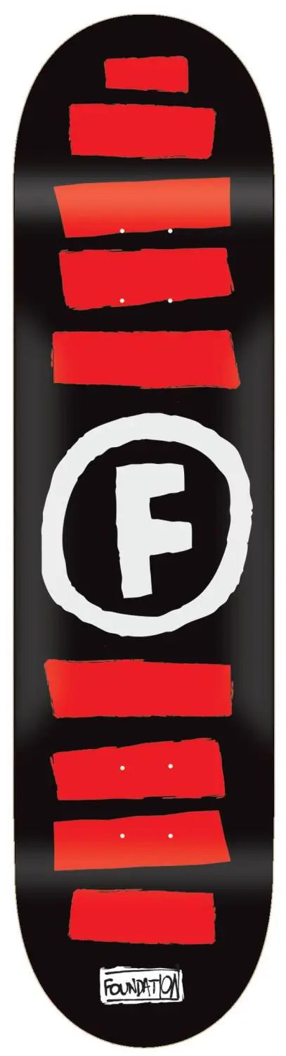 Foundation Skateboard Deck Doodle Stripe