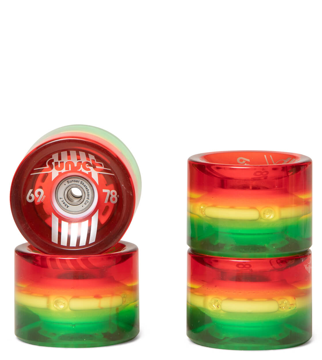 Sunset Wheels Glow Rasta