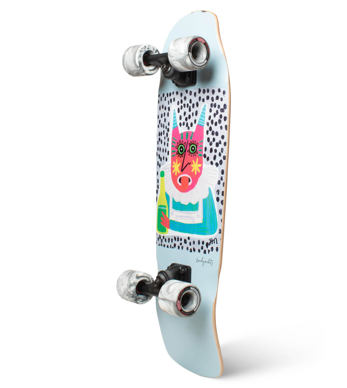 Landyachtz Cruiser Dinghy 9 Chartreuse