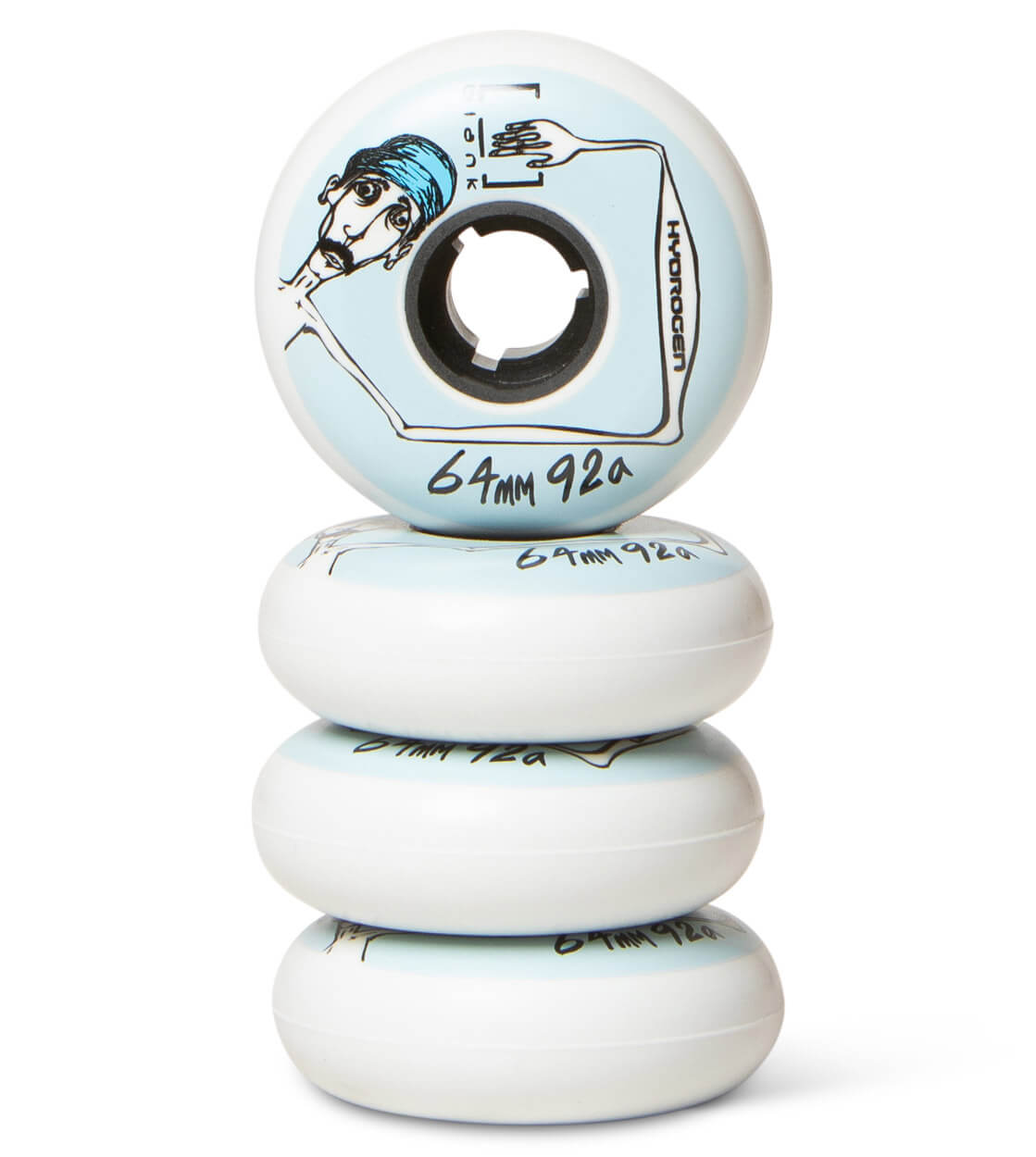 Rollerblade Wheels Hydrogen Blank 64er