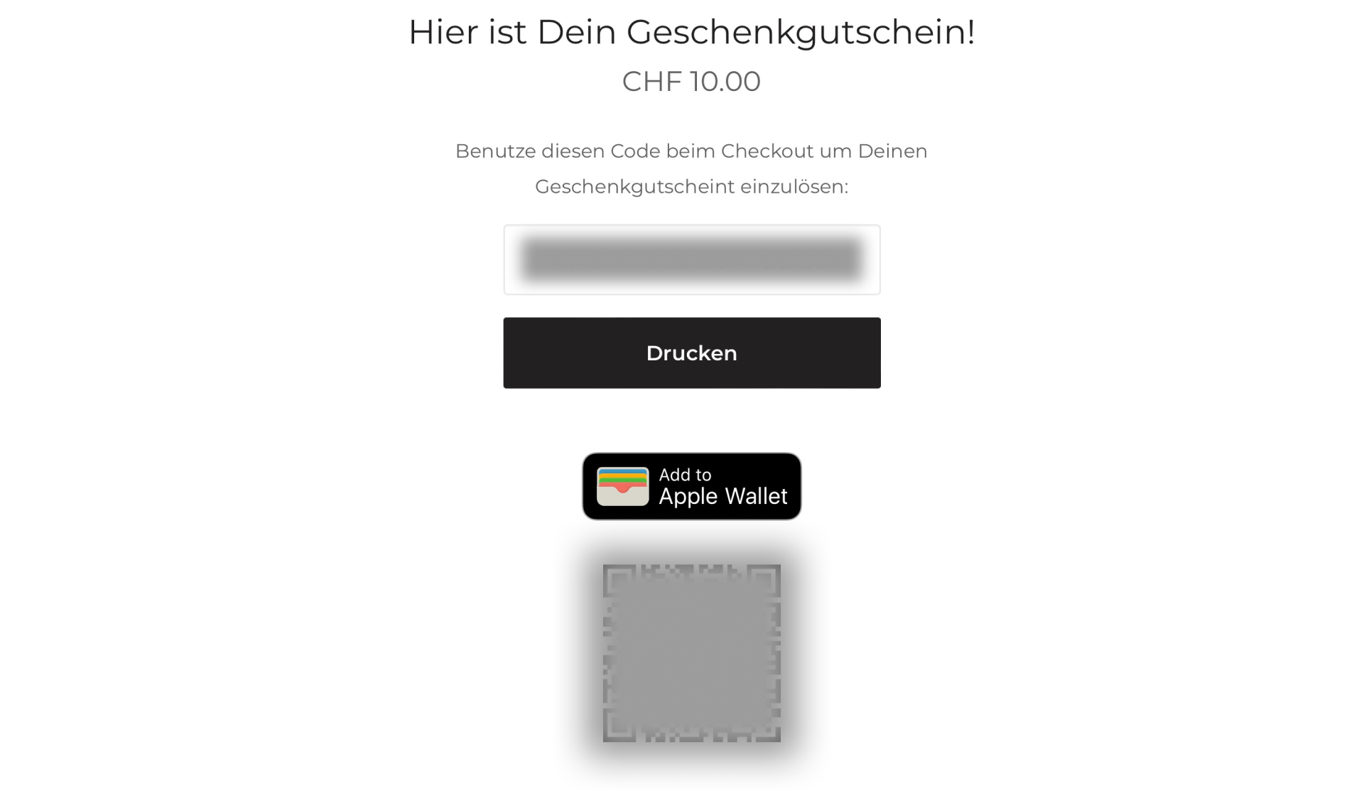 Geschenkgutschein (Email-Format)