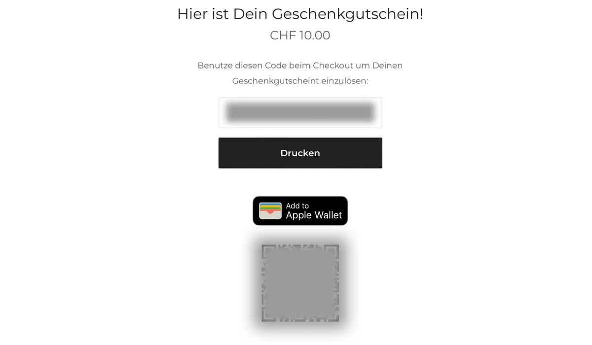 Geschenkgutschein [ Email Format ]