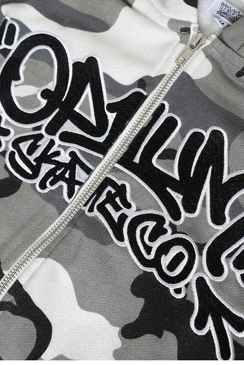 Op1um Hoodie ZipZup Camo