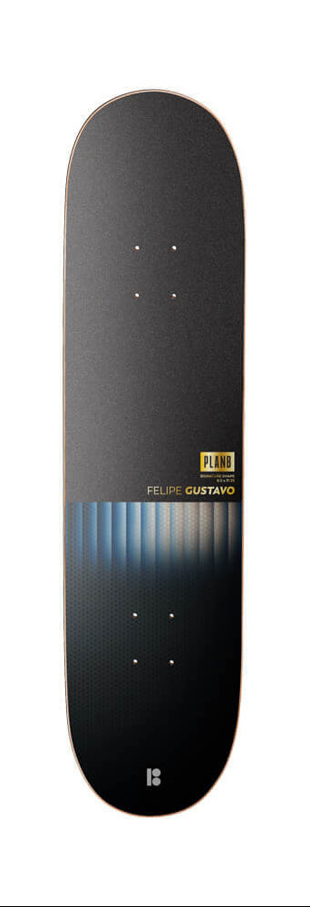 Plan B Skateboard Deck Fractal Gustavo Twin