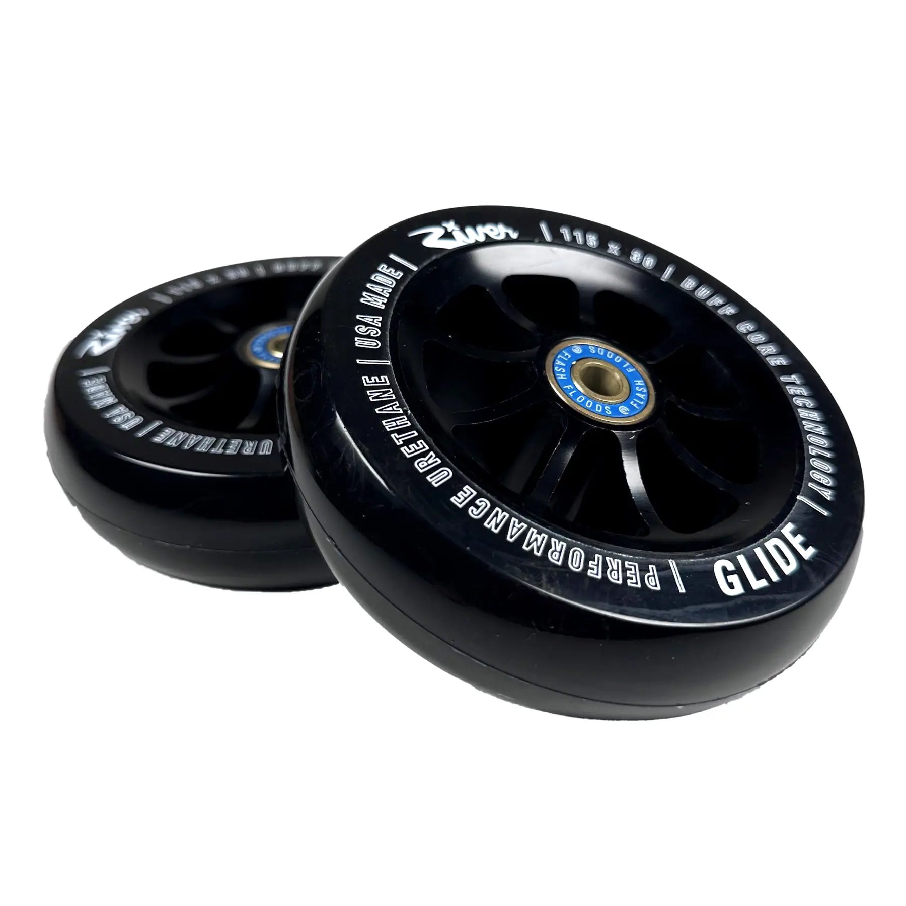 River Wheel Glide Shadow 115mm 2-Wheels-Set
