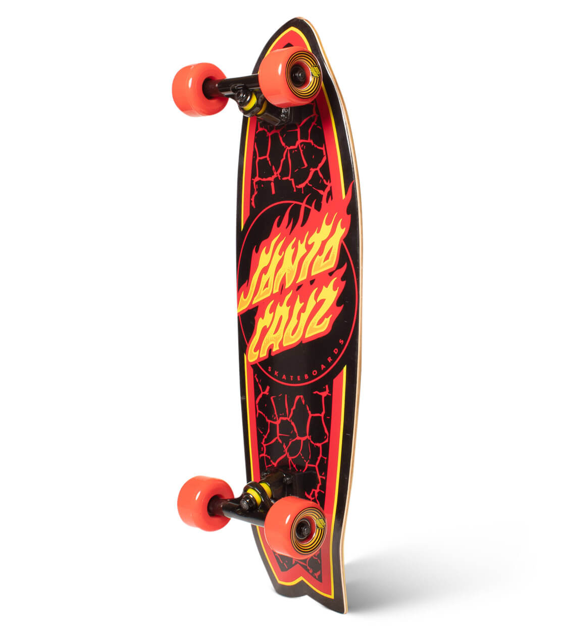 Santa Cruz Cruiser Flame Dot Shark